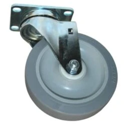 Rubbermaid 5 Inch Swivel Plate Caster For Heavy Duty Ergo Utility Cart