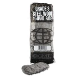 Gmt #3 Medium Industrial-Quality Steel Wool Hand Pad (192-Carton) (Gray)